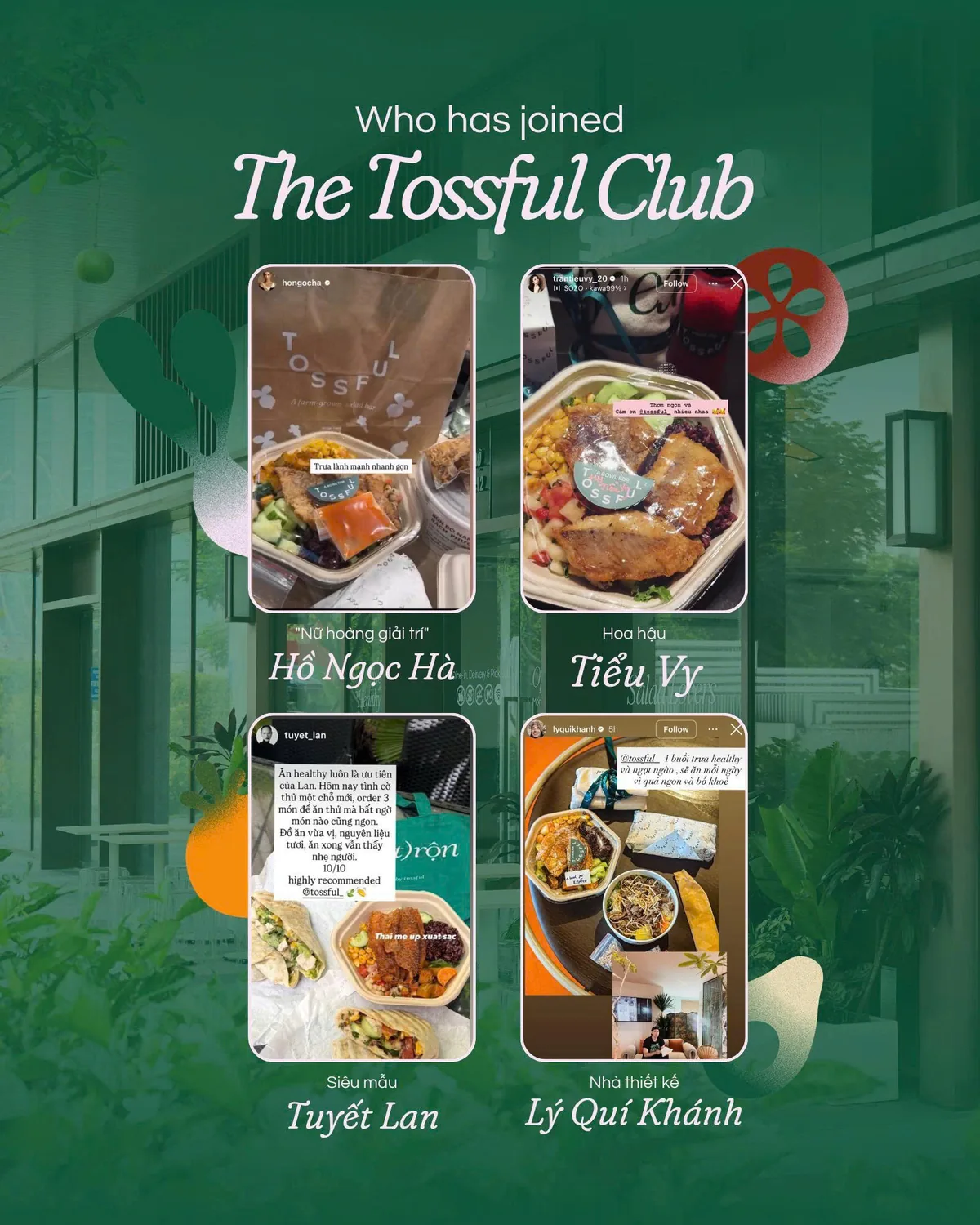 The Tossful Club — Hồ Ngọc Hà, Tiểu Vy, Tuyết Lan, Lý Quí Khánh cùng Tossful