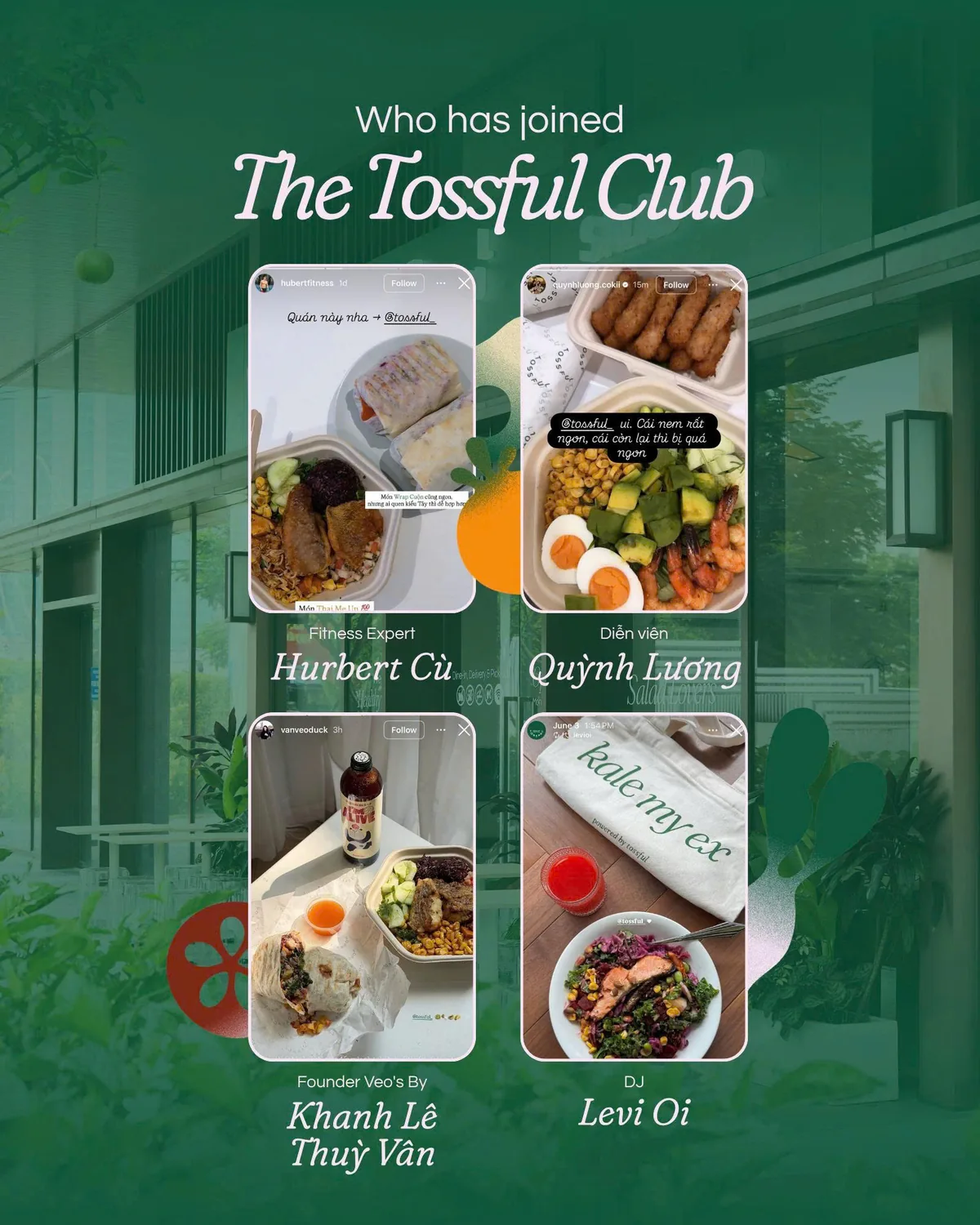 The Tossful Club — Hurbert Cù, Quỳnh Lương, Khanh Lê, Thuỳ Vân, Levi Oi cùng Tossful